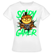 Lade das Bild in den Galerie-Viewer, Scary Gamer Damen T-Shirt - Weiß