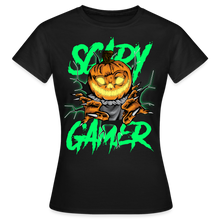 Lade das Bild in den Galerie-Viewer, Scary Gamer Damen T-Shirt - Schwarz