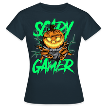 Lade das Bild in den Galerie-Viewer, Scary Gamer Damen T-Shirt - Navy