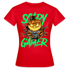 Lade das Bild in den Galerie-Viewer, Scary Gamer Damen T-Shirt - Rot