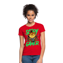 Lade das Bild in den Galerie-Viewer, Scary Gamer Damen T-Shirt - Rot