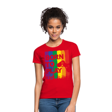 Lade das Bild in den Galerie-Viewer, Born To Play Damen T-Shirt - Rot