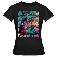 Lade das Bild in den Galerie-Viewer, Gamer Girl Damen T-Shirt - Schwarz