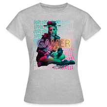 Lade das Bild in den Galerie-Viewer, Gamer Girl Damen T-Shirt - Grau meliert