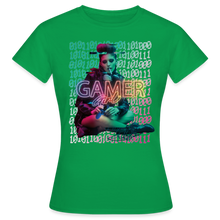Lade das Bild in den Galerie-Viewer, Gamer Girl Damen T-Shirt - Kelly Green