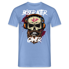 Lade das Bild in den Galerie-Viewer, Böser Alter Gamer Herren Herren T-Shirt - carolina blue