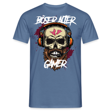 Lade das Bild in den Galerie-Viewer, Böser Alter Gamer Herren Herren T-Shirt - Taubenblau