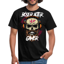 Lade das Bild in den Galerie-Viewer, Böser Alter Gamer Herren Herren T-Shirt - Schwarz