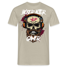 Lade das Bild in den Galerie-Viewer, Böser Alter Gamer Herren Herren T-Shirt - Sandbeige