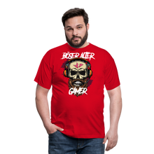 Lade das Bild in den Galerie-Viewer, Böser Alter Gamer Herren Herren T-Shirt - Rot