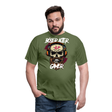 Lade das Bild in den Galerie-Viewer, Böser Alter Gamer Herren Herren T-Shirt - Militärgrün