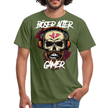 Lade das Bild in den Galerie-Viewer, Böser Alter Gamer Herren Herren T-Shirt - Militärgrün