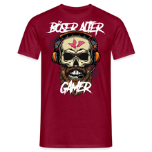 Lade das Bild in den Galerie-Viewer, Böser Alter Gamer Herren Herren T-Shirt - Ziegelrot