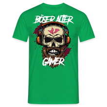 Lade das Bild in den Galerie-Viewer, Böser Alter Gamer Herren Herren T-Shirt - Kelly Green