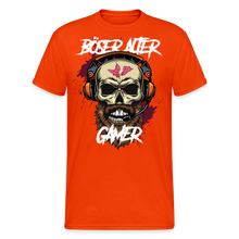 Lade das Bild in den Galerie-Viewer, Böser Alter Gamer Gildan Heavy T-Shirt ÜG - kräftig Orange