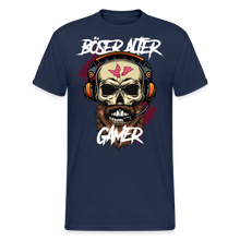 Lade das Bild in den Galerie-Viewer, Böser Alter Gamer Gildan Heavy T-Shirt ÜG - Navy