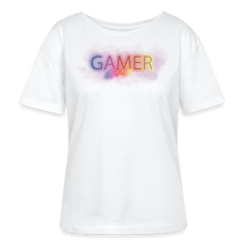 Lade das Bild in den Galerie-Viewer, Gamer Girl Neon Damen Bio-T-Shirt SERENA - Weiß