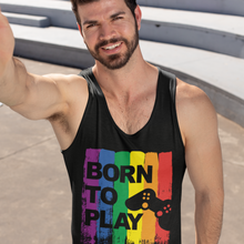 Lade das Bild in den Galerie-Viewer, Born to Play - Herren Premium Organic Tanktop