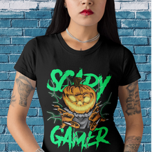 Lade das Bild in den Galerie-Viewer, Scary Gamer Damen T-Shirt