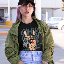 Lade das Bild in den Galerie-Viewer, Gamer geben niemals auf - Damen Shirt