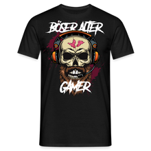 Lade das Bild in den Galerie-Viewer, Böser Alter Gamer Herren Herren T-Shirt - Schwarz
