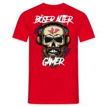 Lade das Bild in den Galerie-Viewer, Böser Alter Gamer Herren Herren T-Shirt - Rot
