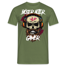 Lade das Bild in den Galerie-Viewer, Böser Alter Gamer Herren Herren T-Shirt - Militärgrün
