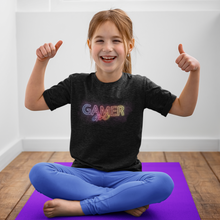 Lade das Bild in den Galerie-Viewer, Gamer Girl Schriftzug - Kids Shirt
